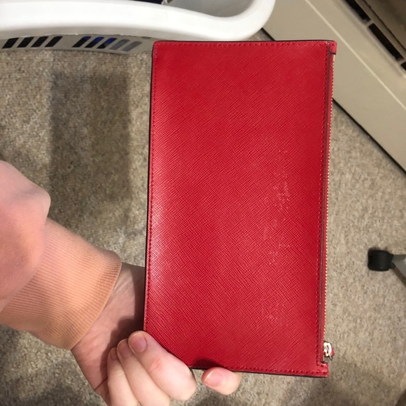 Gently used Kate spade red wristlet - Picture 6 of 8